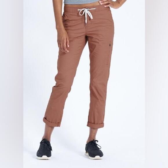 Vuori Pants - Vuori Women's Brown Drawstring Utility Pants